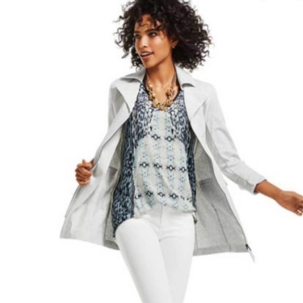 Cabi Mixed Print Tunic Blouse